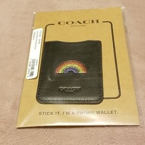 Coach Phone wallet- authentic
